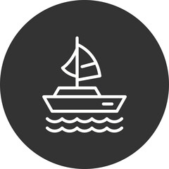 Sailing Boat Icon