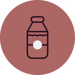 Milk Bottle Icon