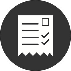 Fototapeta premium Shopping List Icon