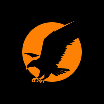 inspiration eagle silouet vector