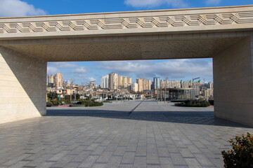 Winter Park in the center of Baku city.