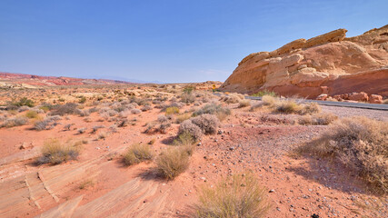 Sandstone in Valley of Fire, Nevada