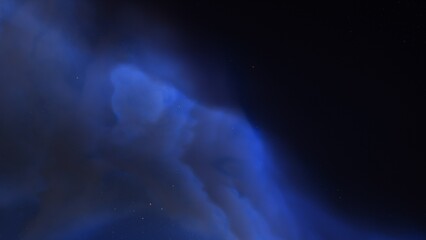 Naklejka na ściany i meble nebula gas cloud in deep outer space, colorful space background with stars, 3d render