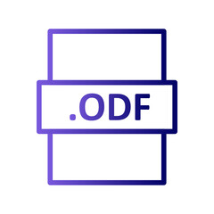 Obraz premium .ODF Icon