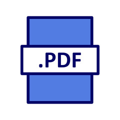 Fototapeta premium .PDF Icon