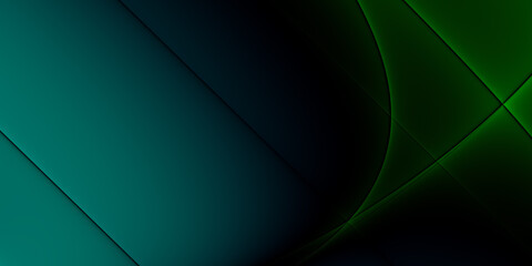 Business background,  effect with green color, 3D illustration, 3D rendering © AnaMaria