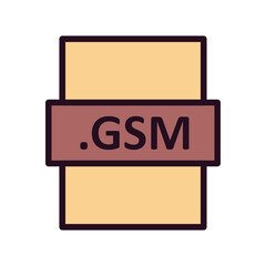 Fototapeta premium .GSM Icon