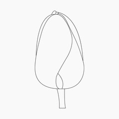 Beautiful Easy Tulip Flowers Coloring book For Preschool Children. Cute Educational Tulip Flowers Coloring Page For Kids