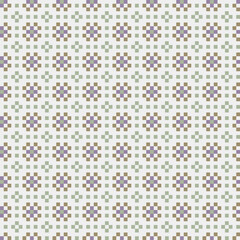 Fototapeta premium Abstract Cross Pattern generative computational art illustration