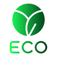 eco gradient icon