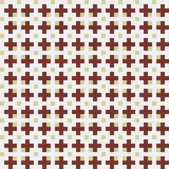 Fototapeta premium Abstract Cross Pattern generative computational art illustration