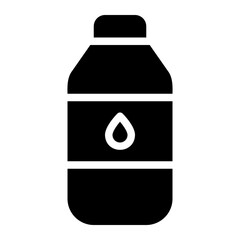 water bottle glyph icon