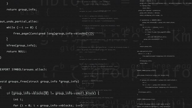 Glitched Hacking White Text Animation Scrolling