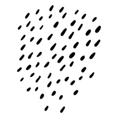 abstract organic shape vector element