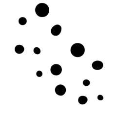 abstract organic shape vector element