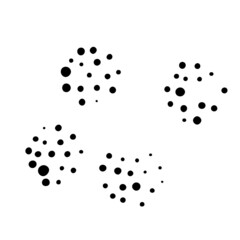 abstract organic shape vector element