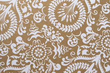 pattern with paisley, flourishes, and florals