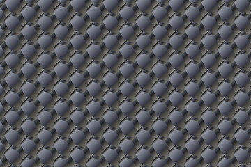 Extruded hexagons, 3D rendering, Abstract monochrome background. Copy space, empty, blank space. 3d background.