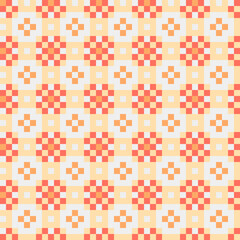 Fototapeta premium Abstract Cross Pattern generative computational art illustration