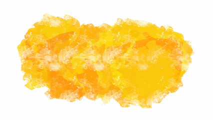 Yellow watercolor background for textures backgrounds and web banners design