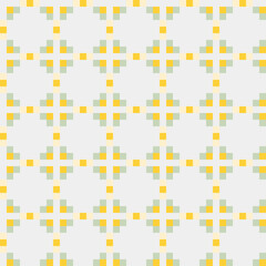 Obraz premium Abstract Cross Pattern generative computational art illustration