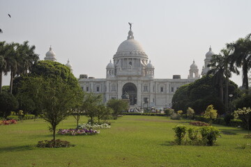 ヴィクトリア記念堂　インド　コルカタ