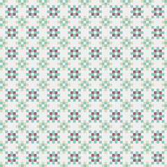 Abstract Cross Pattern generative computational art illustration