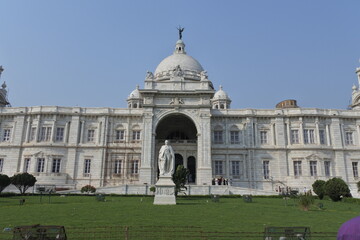 ヴィクトリア記念堂　インド　コルカタ