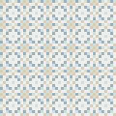 Fototapeta premium Abstract Cross Pattern generative computational art illustration