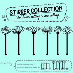 stirrer collection for laser cutting