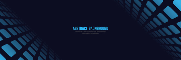 Abstract blue square pattern with futuristic technology digital hi tech concept. Website, banner and brochure background. Vector illustration