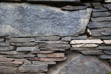 Part of an old stone wall