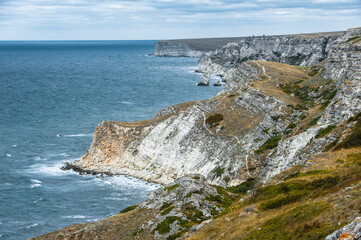 Seashore, Tarhankut, Dzhangul. Crimea, Russia