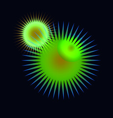 Abstract cosmic composition of bright shining stars. A vector file is useful for creating designs.