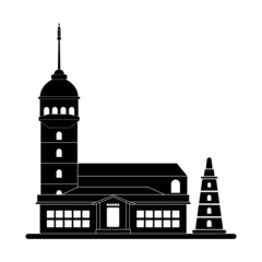 Turkey building icon set, Turkey building vector set sign symbol