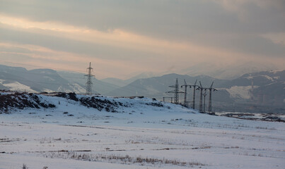 landscape in the mountains