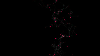 sfondo, collegamenti, network, molecole,