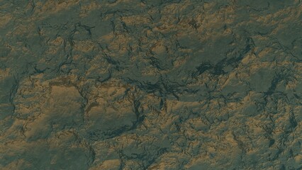 realistic surface of an alien planet, view from the surface of an exo-planet	
