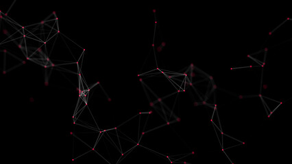 sfondo, collegamenti, network, molecole,