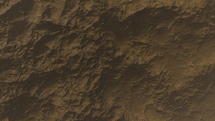 realistic surface of an alien planet, view from the surface of an exo-planet	
