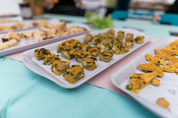 Vegan streetfood with easter theme in Prague