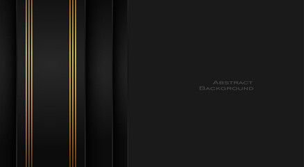 Elegant black premium abstract background