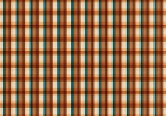 green-brown plaid fabric seamless pattern