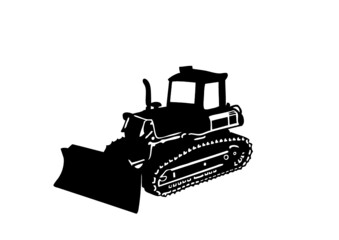  bulldozer or dozer, crawler © Julien