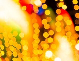 Gold bokeh background