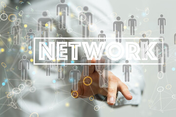 conference Digital Network and data concept 3d