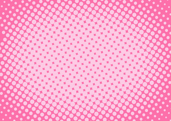 Pink superhero pop art background in retro comics style, vector illustration eps10