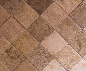 Closeup of tile wall for background