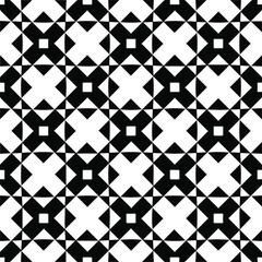 
Seamless vector pattern in geometric ornamental style. black and white pattern.Design element for prints, backgrounds, template, web pages and textile pattern. Geometric art.
