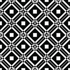 
Seamless vector pattern in geometric ornamental style. black and white pattern.Design element for prints, backgrounds, template, web pages and textile pattern. Geometric art.